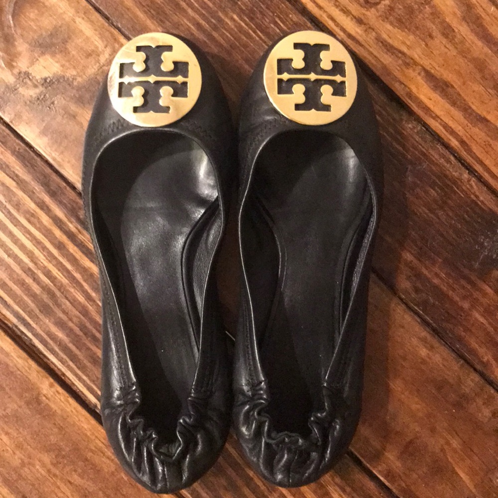 Tory Burch Classic Black Flats